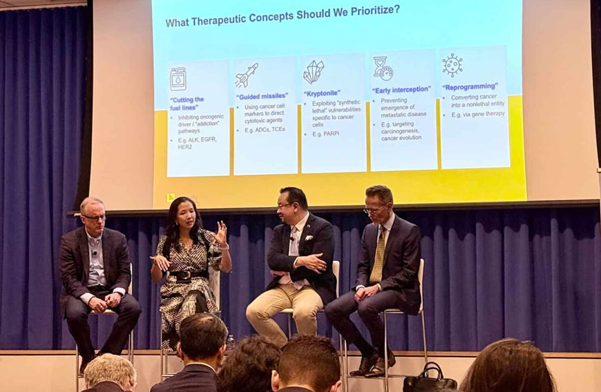 panel of experts at a presentation